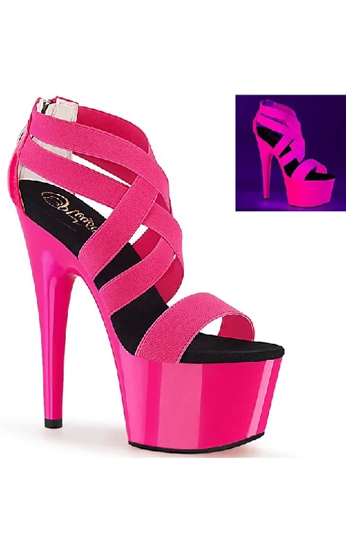 Stiletto Heel Pumps with Perfect Fit--ADORE-769UV Neon Hot Pink Heels-Fashionable & Classic