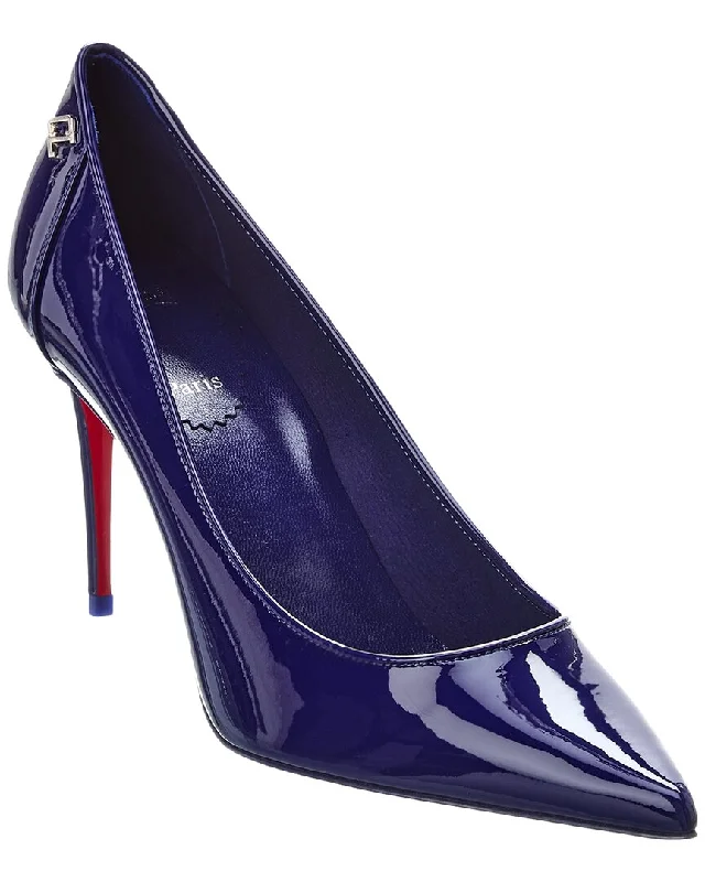 Sleek and Shiny Patent Pump Heels for a Polished Look--Christian Louboutin Sporty Kate 85 Patent Pump