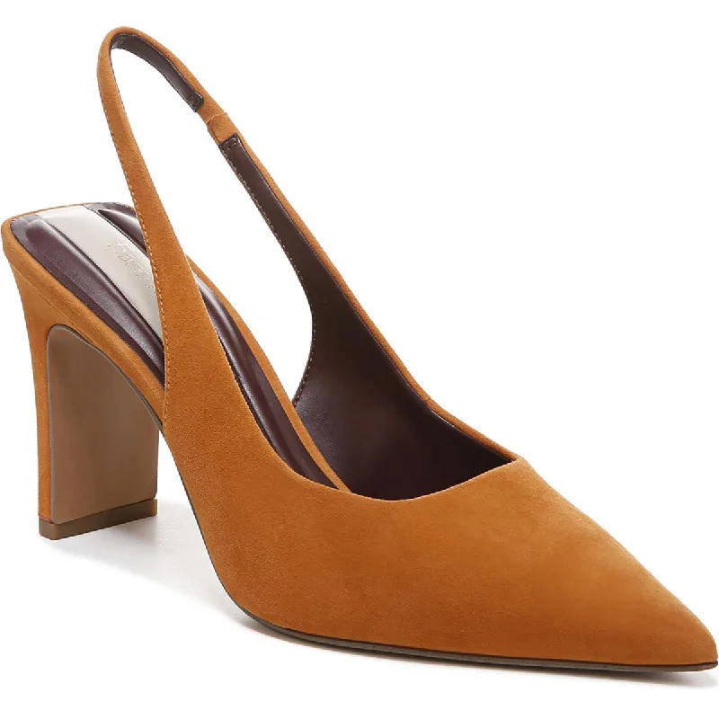 Stiletto Heel Pumps with Perfect Fit--Franco Sarto Womens Averie  Pointed Toe Slingback Heels-Fashionable & Classic