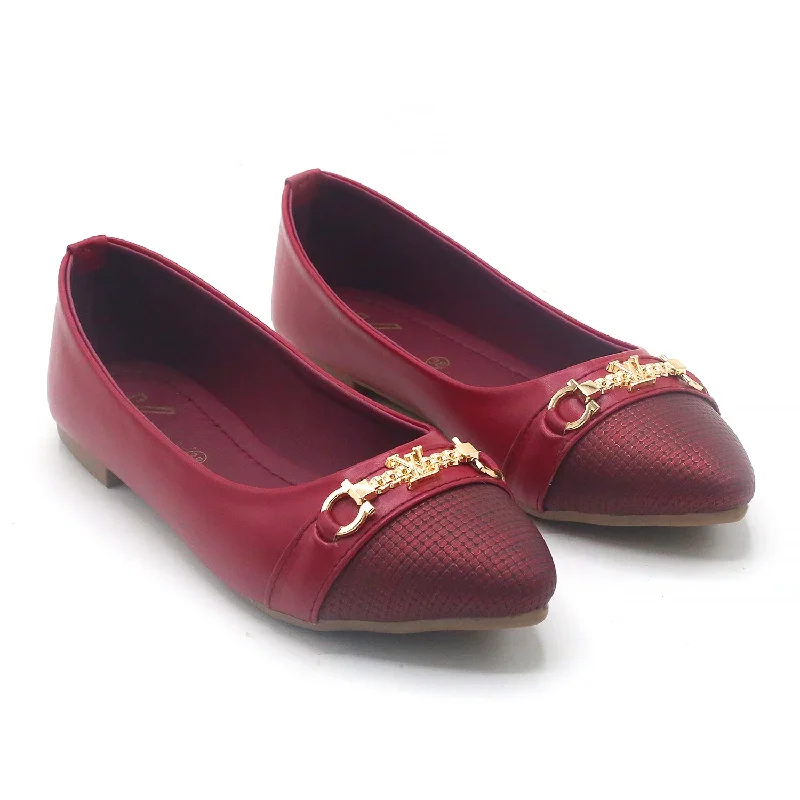 Versatile Heeled Sandals for Any Occasion---Women's Pumps - Maroon