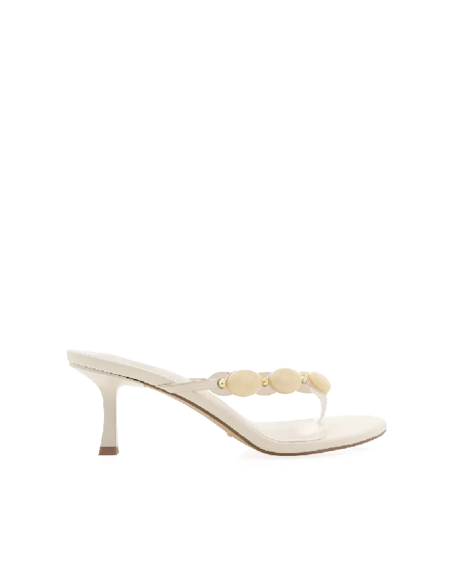 GEMA - BONE---Fashionable Kitten Heels for Date Night