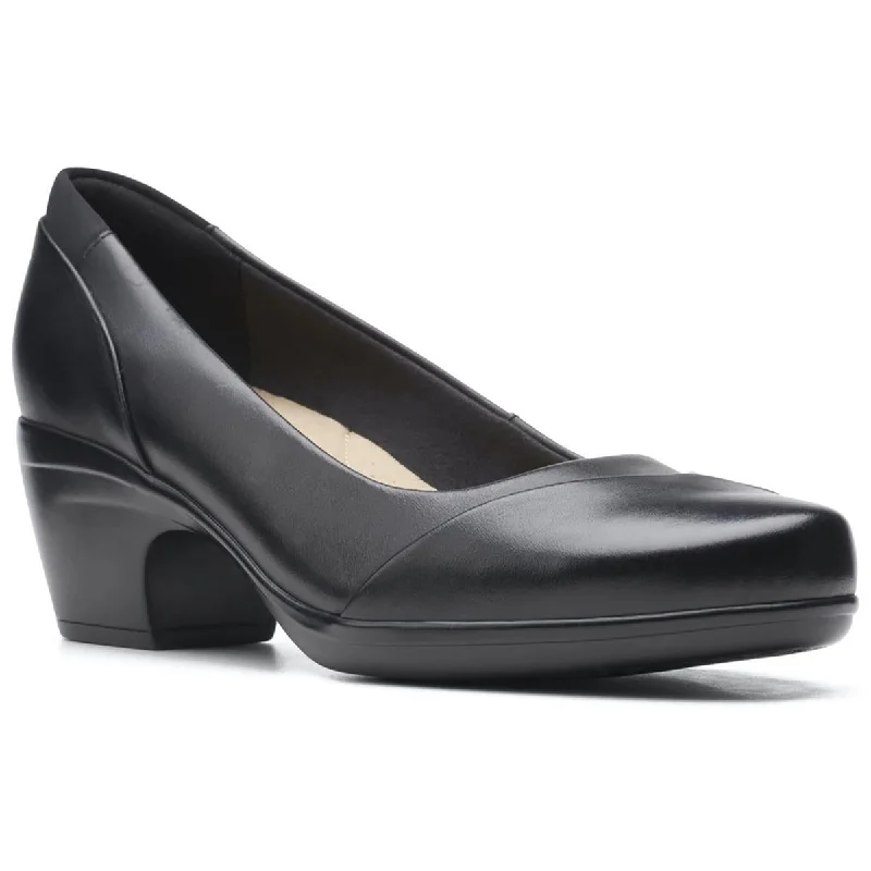 Versatile Dress Heels for Formal and Casual Wear---Clarks Womens Emily Alexa Slip On Dressy Pumps