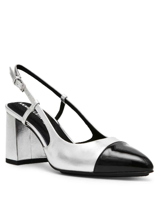 Stiletto Heel Pumps with Perfect Fit--Brinlee Sling Back Pump-Fashionable & Classic