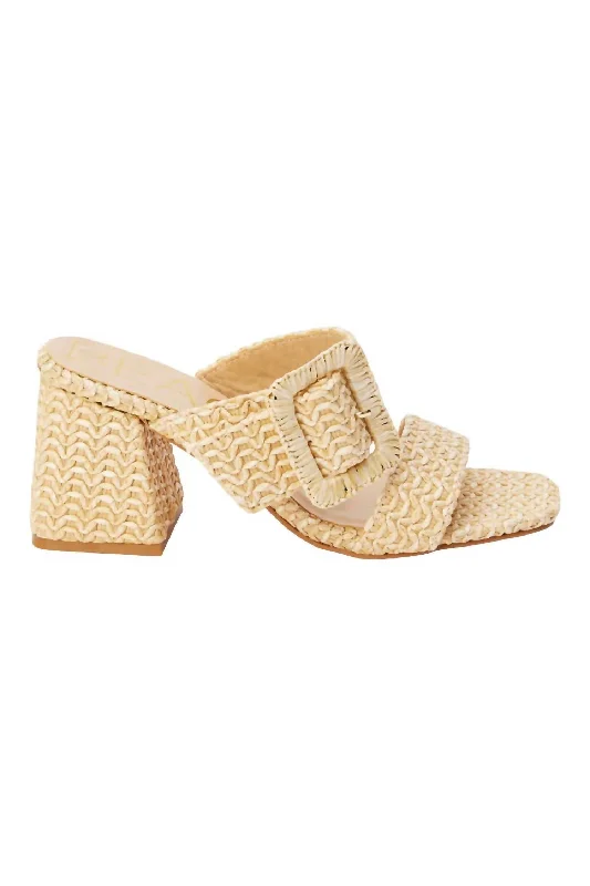 Versatile Heeled Sandals for Any Occasion---Women's Lucy Heel In Natural