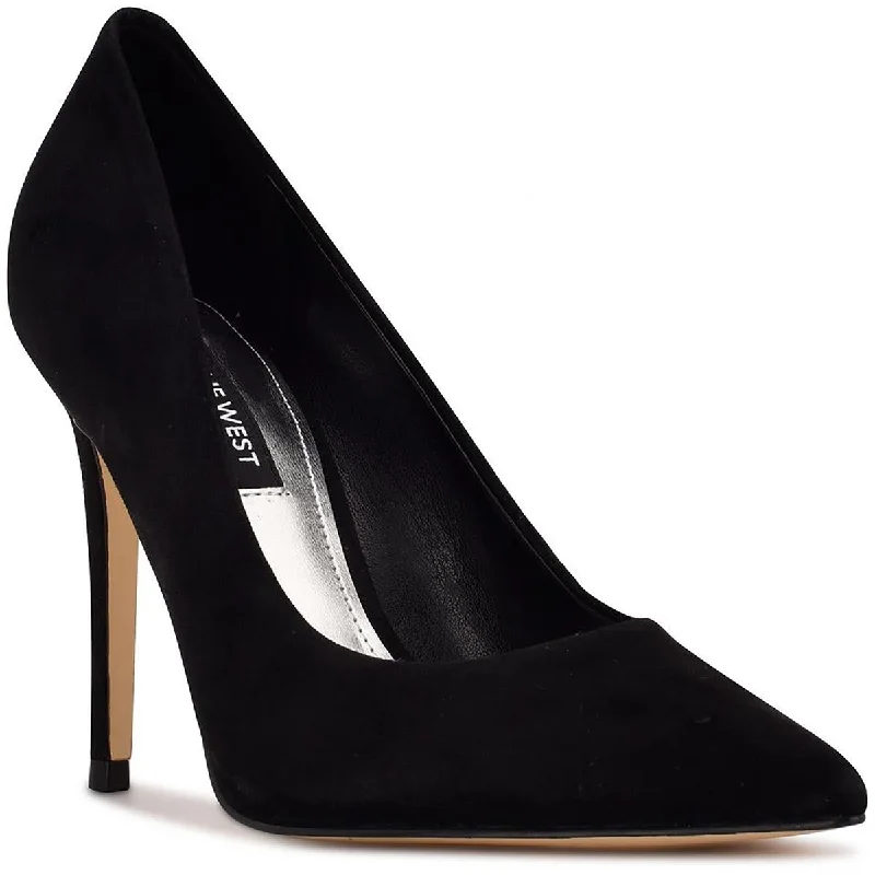 Affordable Suede Ankle Pumps for All-Day Wear--Nine West Womens Fresh Suede Slip-On Pumps