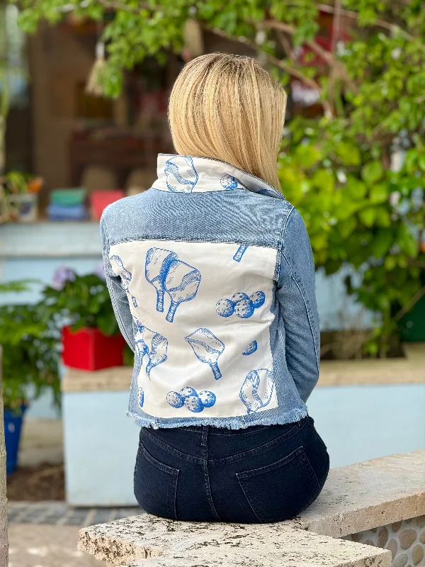 Women's denim jackets for tall women -The Light Denim Jacket / Time to Pickle