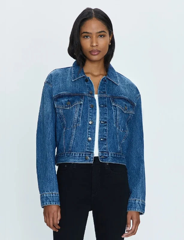 How to style a denim jacket with dresses -Tatum Denim Jacket, Occasion