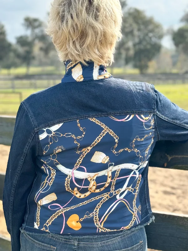 How to care for distressed denim jackets -The Dark Denim Jacket / Lucky You