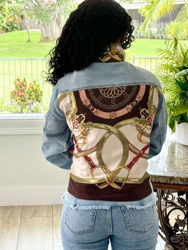 Best denim jackets for casual wear -The Light Denim Jacket / Olive Stirrup