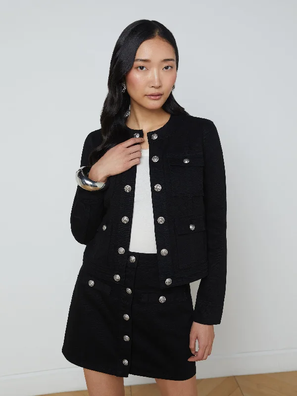 Denim jackets for bohemian style -Yari Denim Jacket
