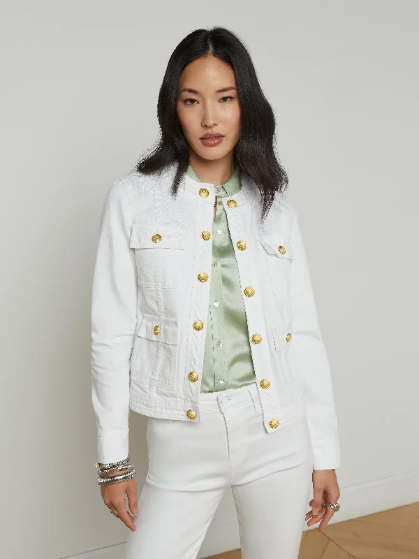Denim jackets for women over 60 -Yari Denim Jacket