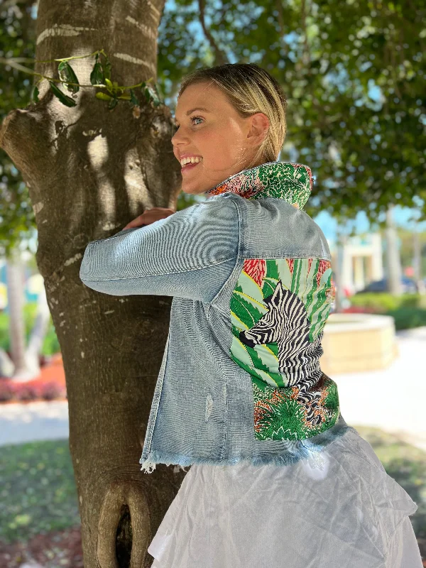 Denim jackets for bohemian style -The Light Demin Jacket / Love a Zebra