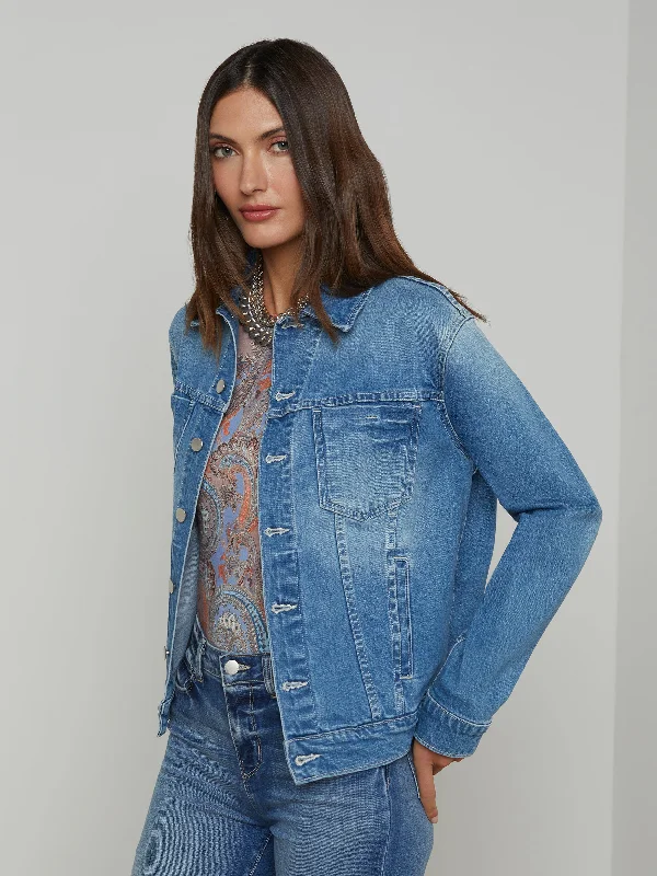 Best denim jackets for layering -Mack Oversized Denim Jacket