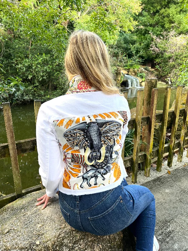 Best denim jackets for casual wear -The White Denim Jacket / White Elephant