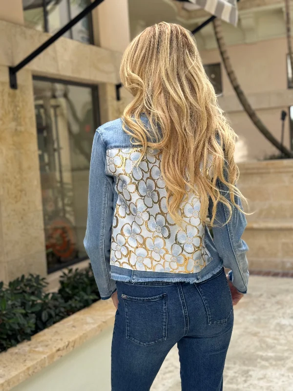 Best denim jackets for workwear -The Light Denim Jacket / White Lotus