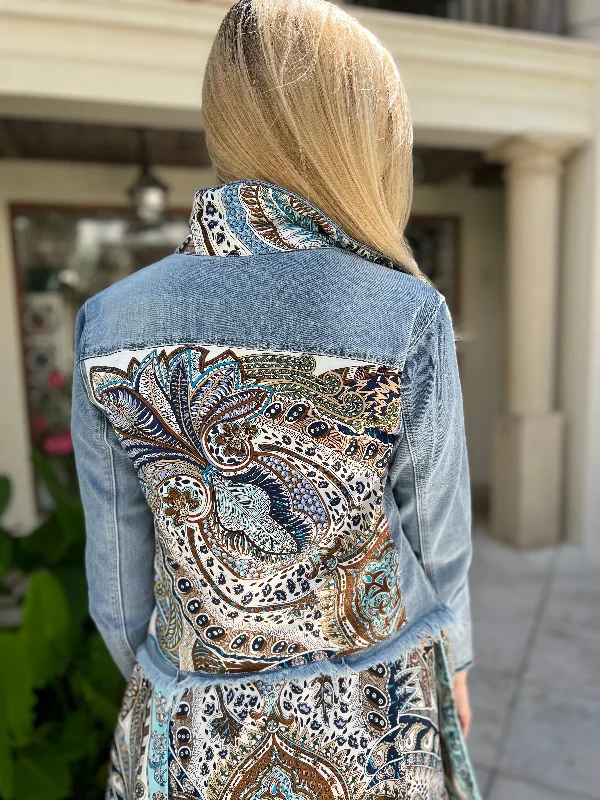 Denim jackets for women over 60 -The Light Demin Jacket / Lots of Fun Colors