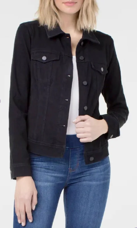 How to style a denim coat for winter -Powerflex Denim Jacket