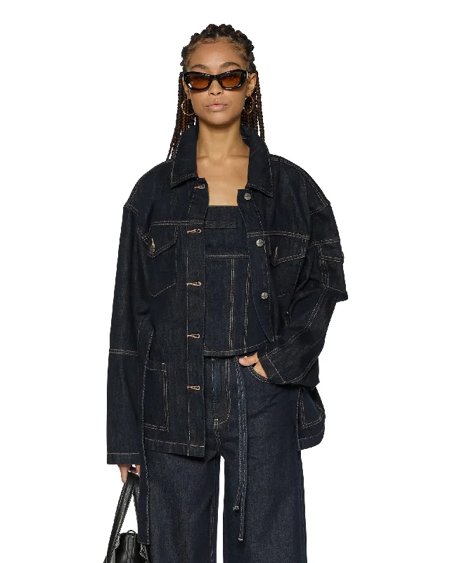 Denim coats for formal events -DUTY JACKET ZENITH POP