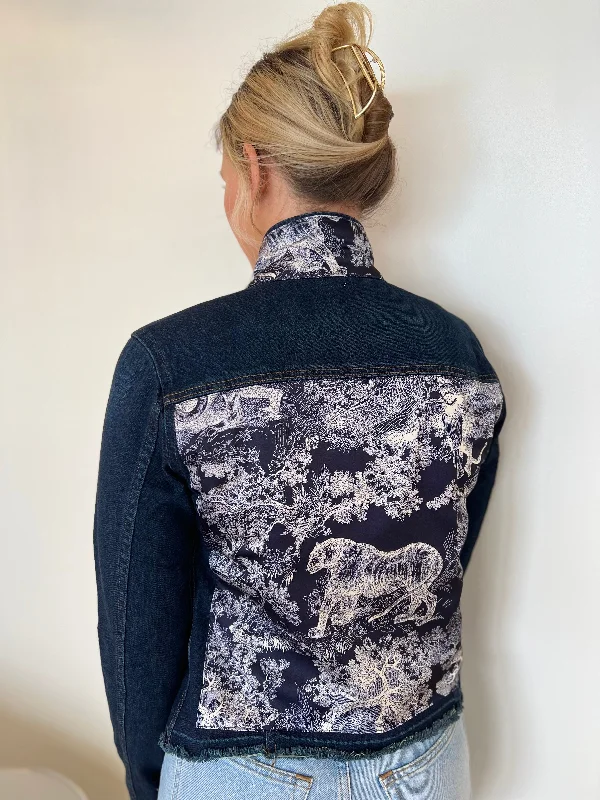 Best denim jackets for workwear -The Dark Denim Jacket / Navy Toile