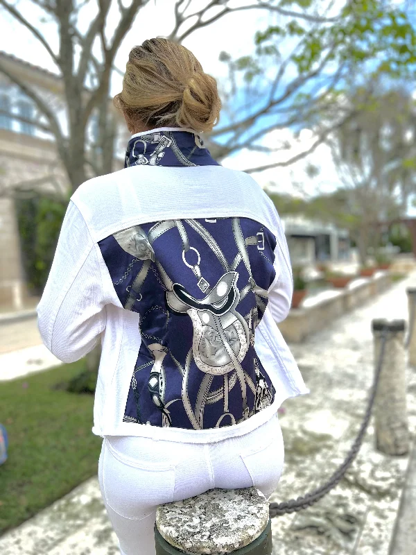 How to wash denim jackets -The White Denim Jacket / Silver Equestian