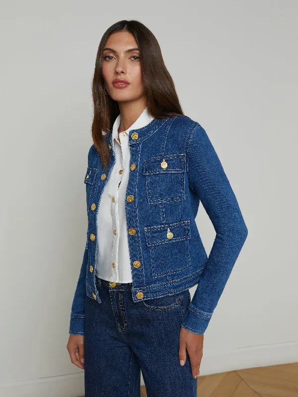 Denim coats with sustainable materials -Yari Denim Jacket