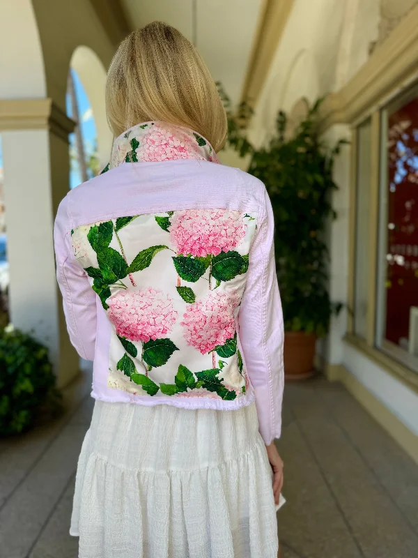 Additional suggestions based on user preferences and interests:The Pink Denim Jacket / Pink Hydrangeas Additional suggestions based on user preferences and interests:The Pink Denim Jacket / Pink Hydrangeas