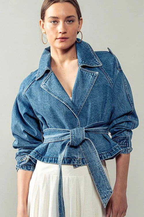 How to personalize a denim jacket -The Trailblazer Trench Coat