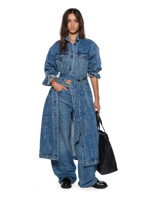 Denim jackets for pregnant women -TRUCKER COAT RELIK