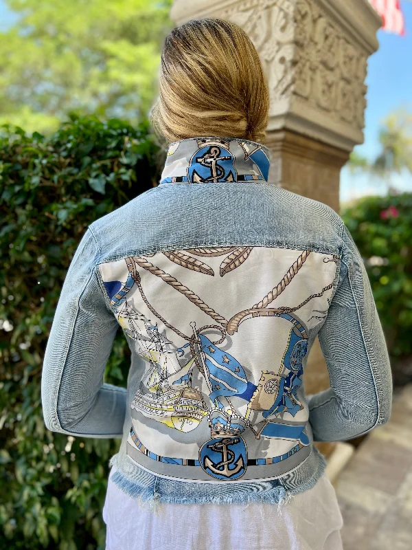How to layer a denim jacket for style -The Light Demin Jacket / My Anchor