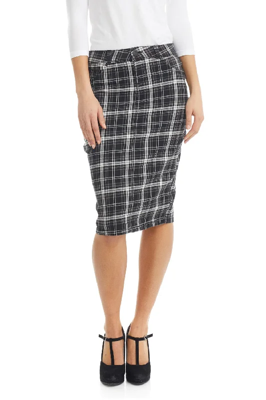 Black White Plaid