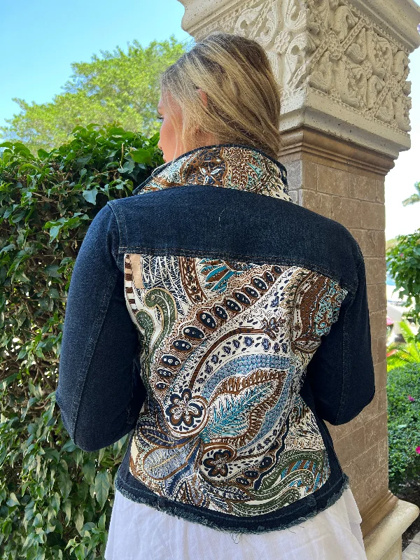 Women's denim jackets for spring fashion -The Dark Denim Jacket / Lots of Fun Colors Women's denim jackets for spring fashion -The Dark Denim Jacket / Lots of Fun Colors