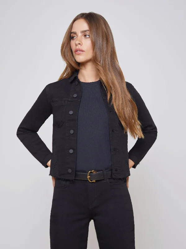 Styling tips for boyfriend denim jackets -Janelle Denim Jacket