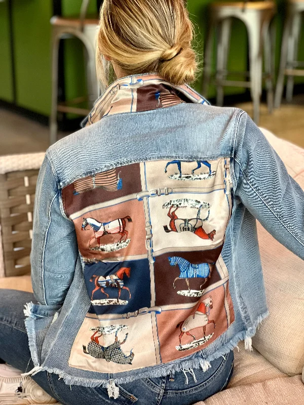 Denim jackets for petite women -The Light Denim Jacket / Designer Horse