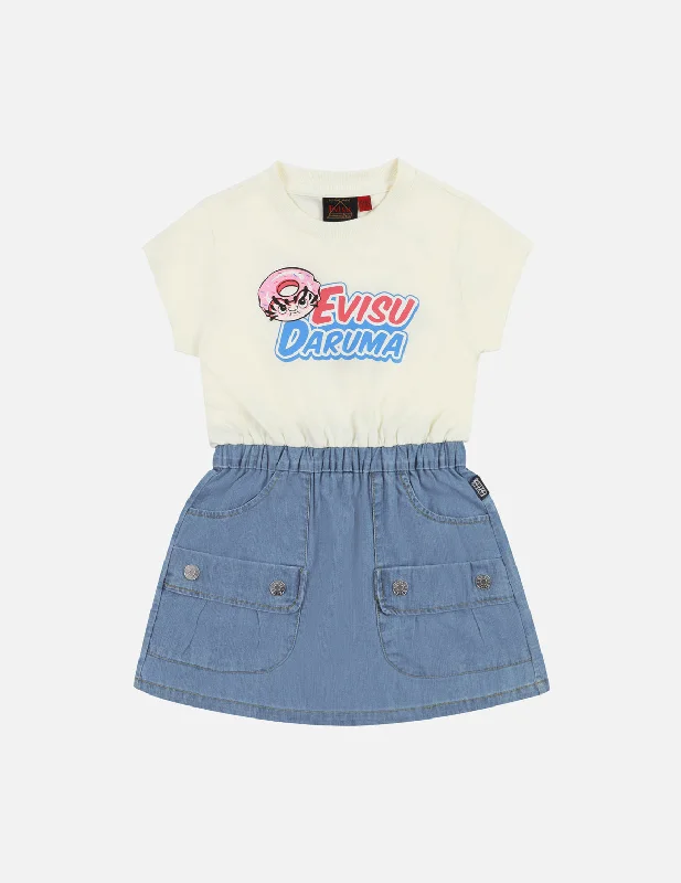 Denim dress with removable sleeves--2-in-1 Multi-Pocket and Print Regular Fit Denim Dress Denim dress with removable sleeves--2-in-1 Multi-Pocket and Print Regular Fit Denim Dress