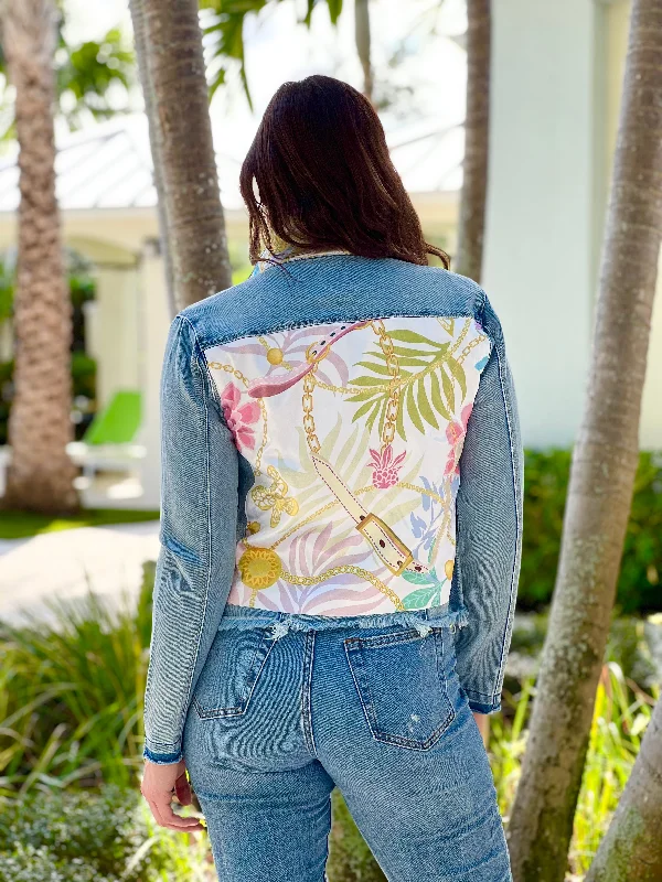 Women's denim jackets with eco-friendly materials -The Light Denim Jacket / Cool Summer Nights Women's denim jackets with eco-friendly materials -The Light Denim Jacket / Cool Summer Nights