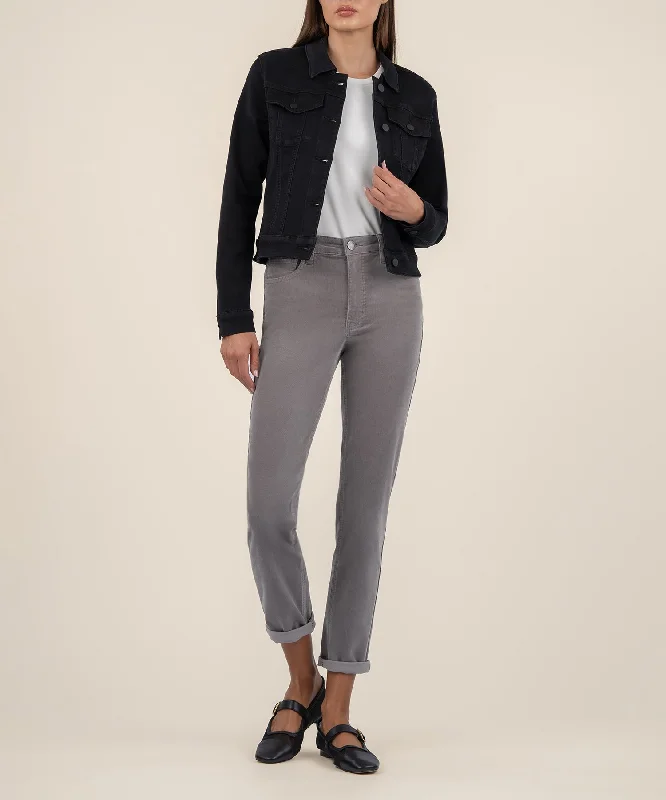 Best denim jackets for layering -Julia Crop Denim Jacket