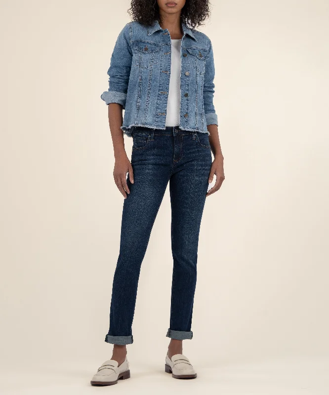 How to wash denim jackets -Julia Crop Denim Jacket