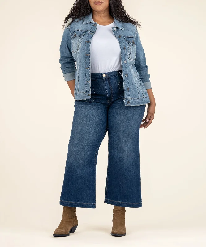 Denim jackets for petite women -Jacqueline Jacket, Plus