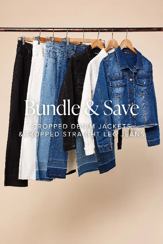 Additional suggestions based on user preferences and interests:The Cropped Jean & Cropped Jacket Bundle