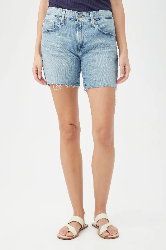 Women's denim jeans often where best is styled plus online new on shop-AG WOMEN'S BECKE BLUE JEAN SHORT