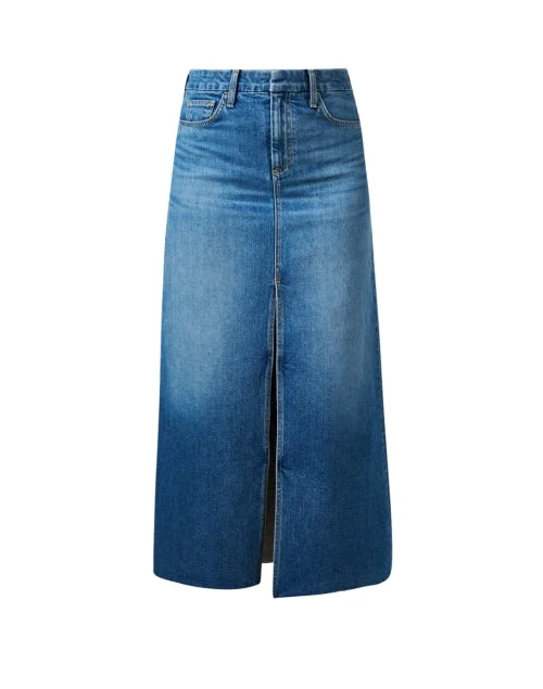 Women's denim skirts for street fashion -Donny Brook Denim Skirt
