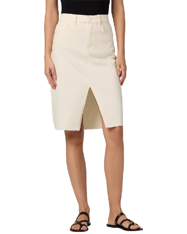 Women's denim skirts for plus-size fashion -JOE’S Jeans High-Rise Front Slit Midi Skirt