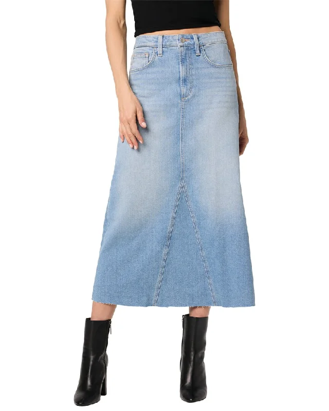 Women's denim skirts with raw edge for laid-back vibe -JOE'S Jeans Denim Maxi Skirt Women's denim skirts with raw edge for laid-back vibe -JOE'S Jeans Denim Maxi Skirt