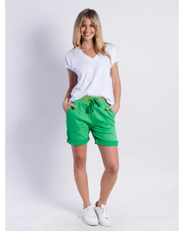 New what is with and for -Monaco Jeans Riley Short - Green
