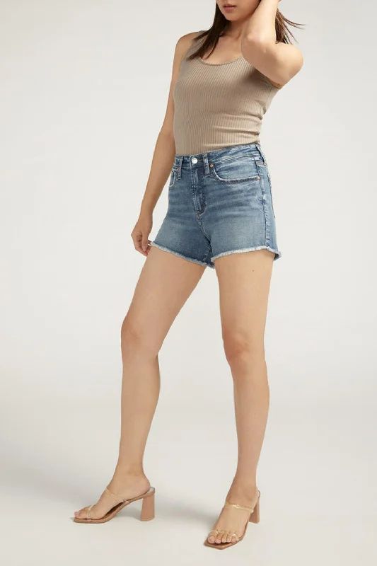 Women's denim shorts brand new look on fit Jeans:Silver Jeans Co. Beau High Rise Shorts Women's denim shorts brand new look on fit Jeans:Silver Jeans Co. Beau High Rise Shorts