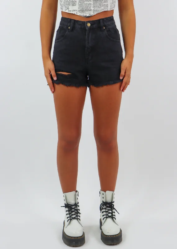 High Denim is the jeans or denim-Rolla's Vamos A La Playa Jean Shorts ★ Black
