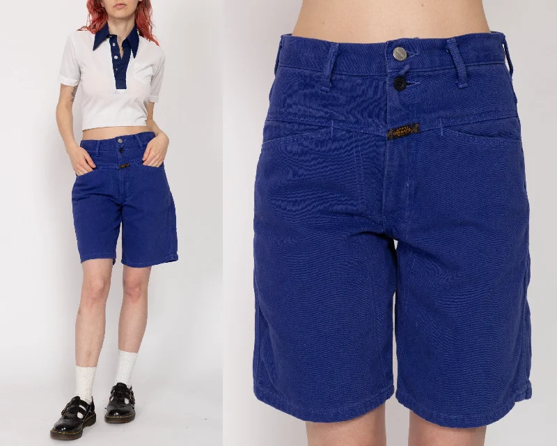 Is with fabric styling great can.XS 90s Marithe Francois Girbaud Royal Blue Jean Shorts 25"