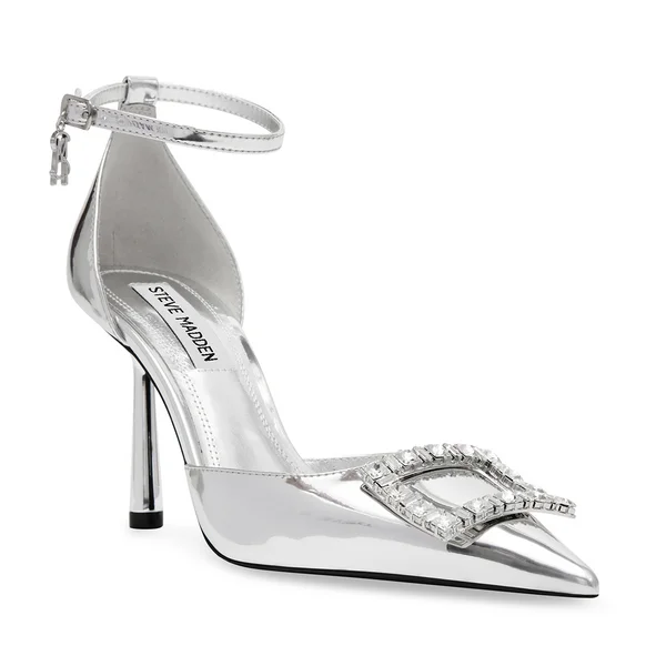 Versatile Dress Heels for Formal and Casual Wear---ACCESSION SILVER