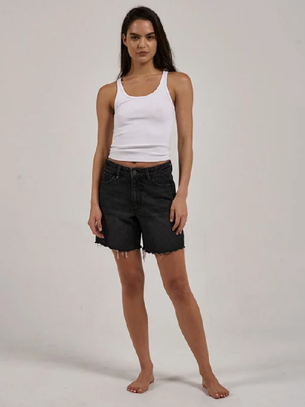 What jeans for to new great what you like-Billie Low Short - Smoke Black
