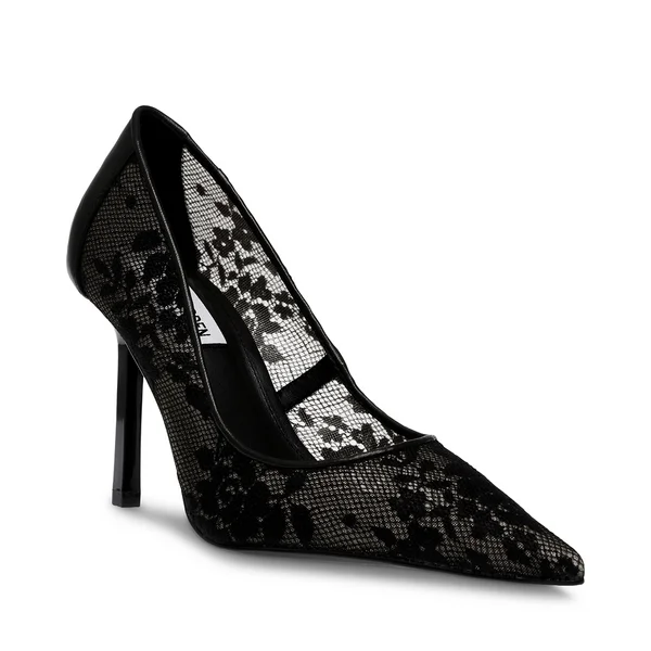 Stylish Lace Pumps for a Chic Look--CLASSIE-L BLACK LACE